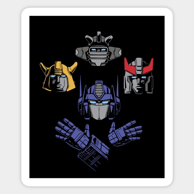 Optimus Rhapsody Sticker by victorsbeard